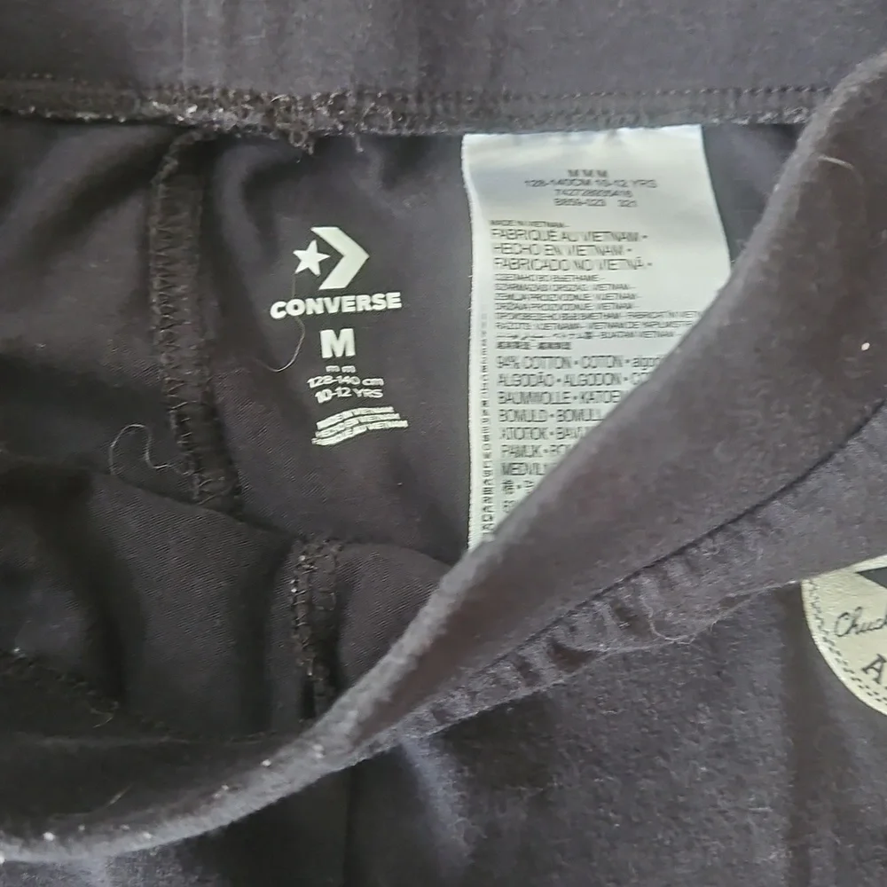 Converse Black Leggings with Logo